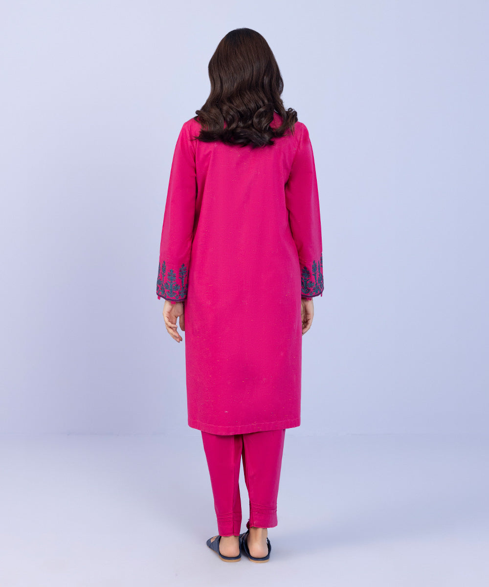 Sapphire - 2 Piece - Embroidered Cotton Suit