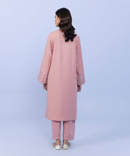 Sapphire - 2 Piece - Embroidered Cotton Suit