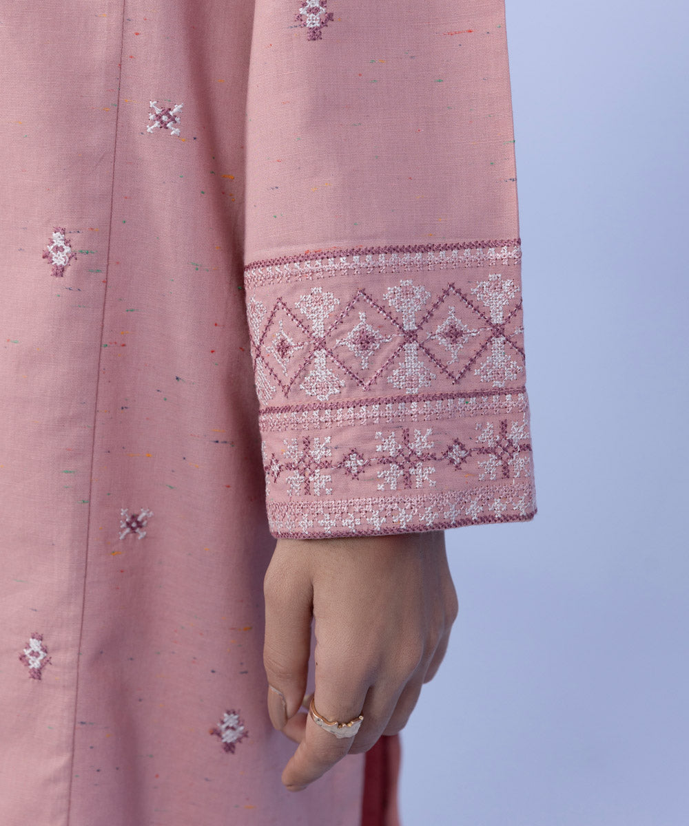 Sapphire - 2 Piece - Embroidered Cotton Suit