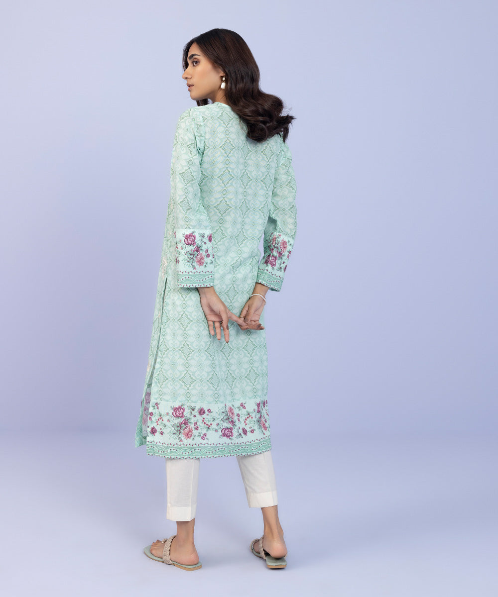 Sapphire - Embroidered Karandi Shirt