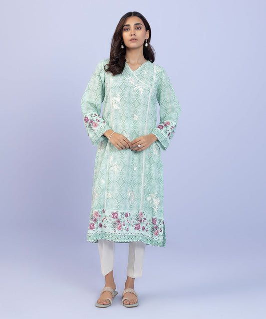 Sapphire - Embroidered Karandi Shirt