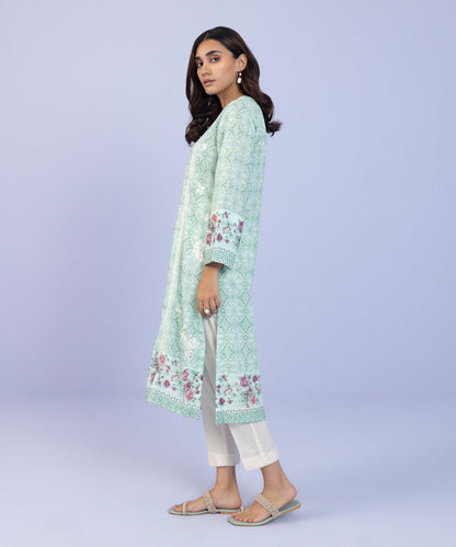Sapphire - Embroidered Karandi Shirt