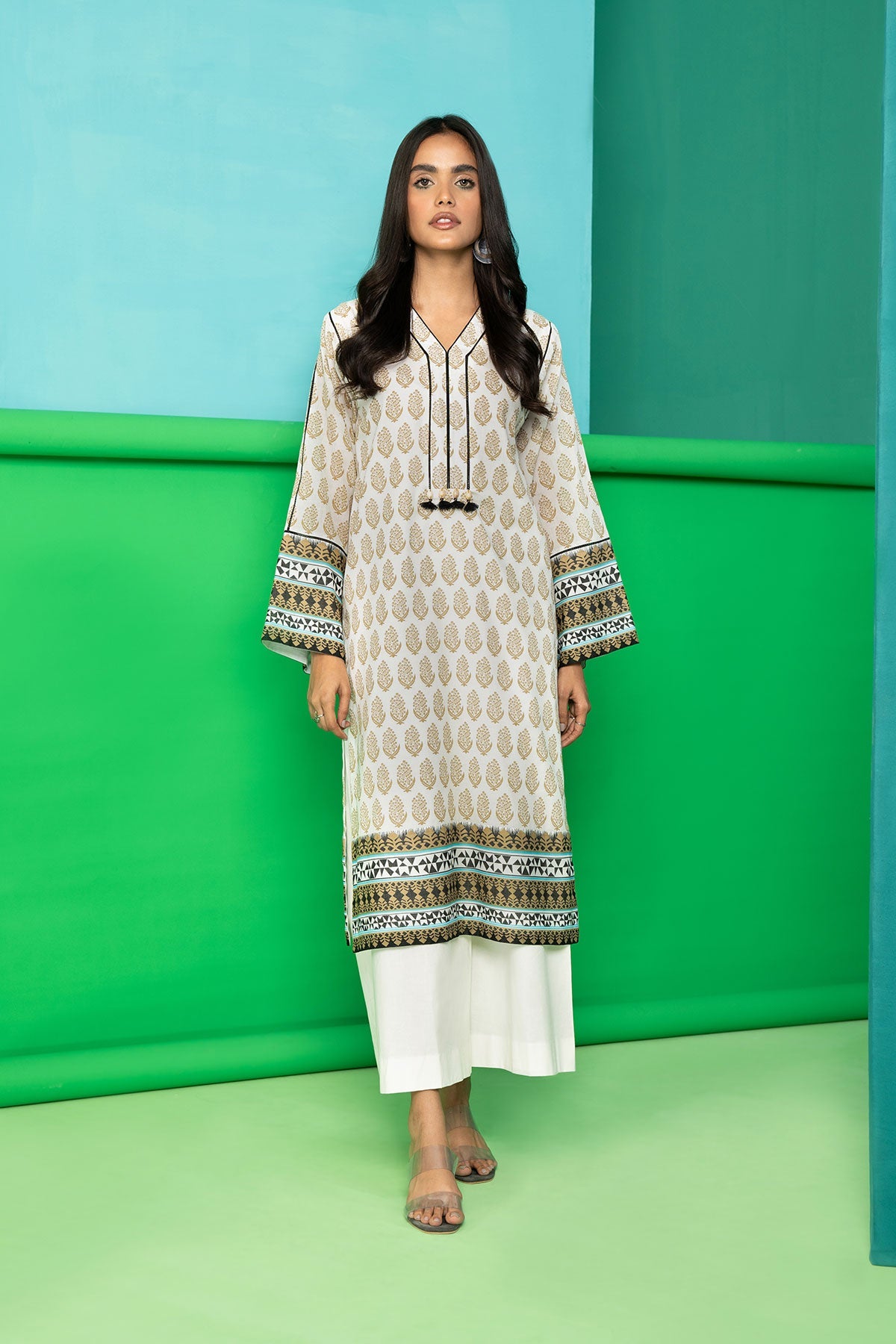 Printed Lawn Kurti