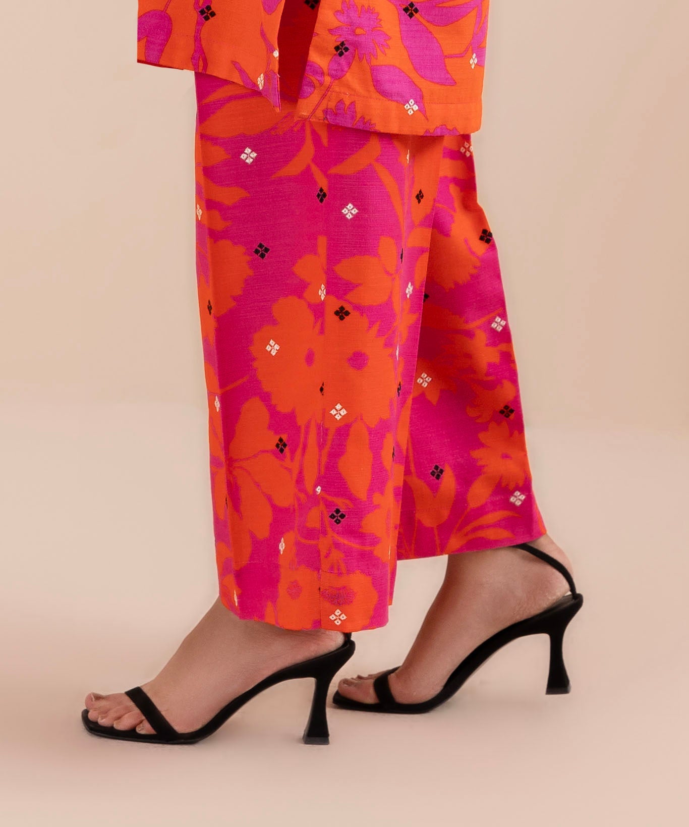 Sapphire - Embroidered Khaddar Culottes