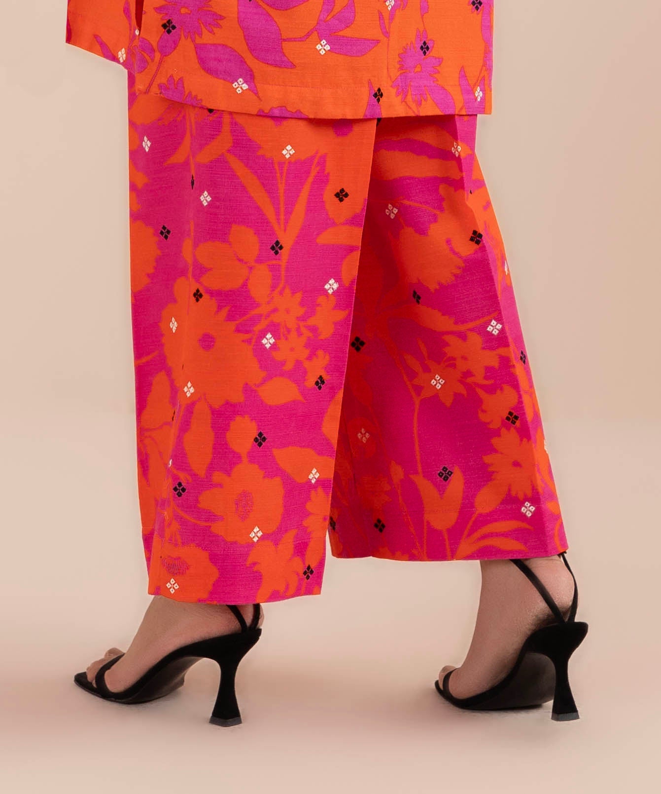 Sapphire - Embroidered Khaddar Culottes