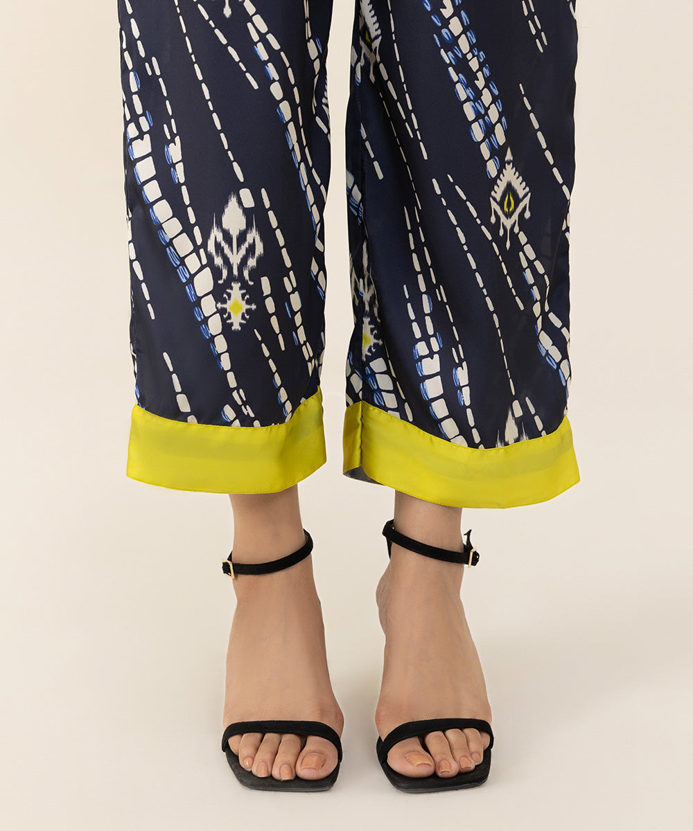 Sapphire - 2 Piece - Printed Silk Suit