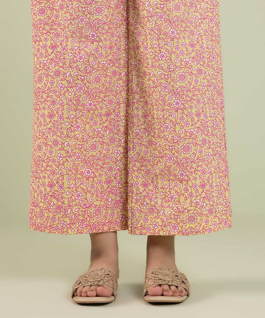 Sapphire - Block Printed Khaddar Culottes