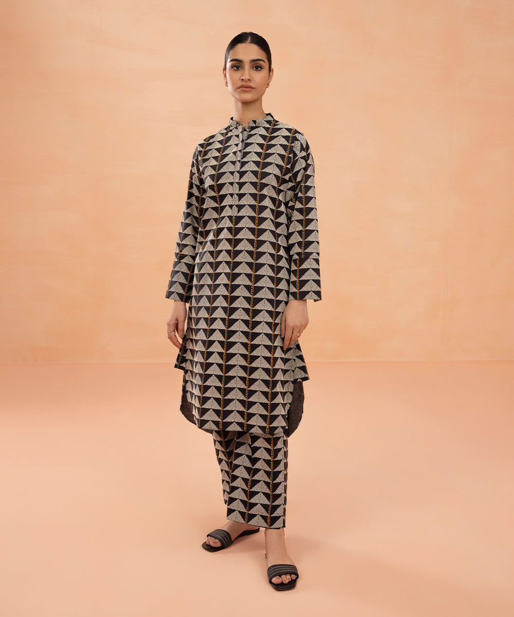Sapphire - Printed Lawn Shirt