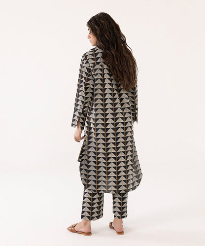 Sapphire - Printed Lawn Shirt