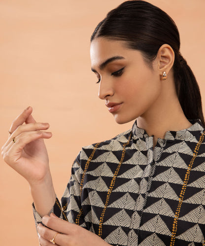Sapphire - Printed Lawn Shirt