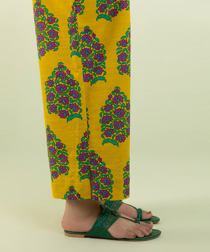 Sapphire - Printed Khaddar Straight Pants