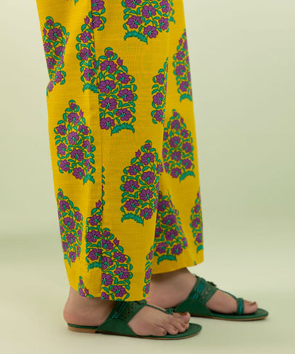 Sapphire - Printed Khaddar Straight Pants