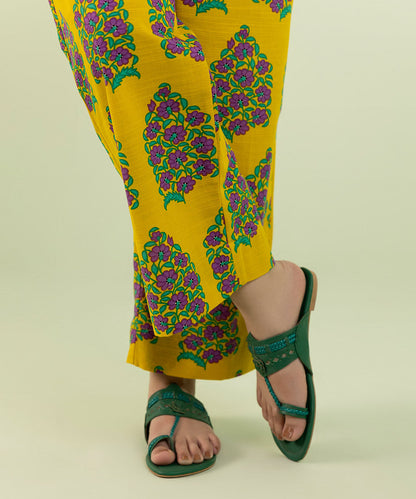 Sapphire - Printed Khaddar Straight Pants