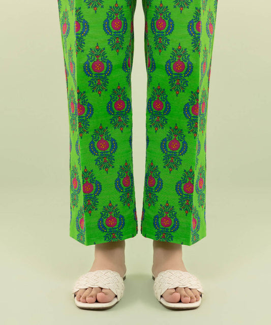 Sapphire - Printed Khaddar Straight Pants