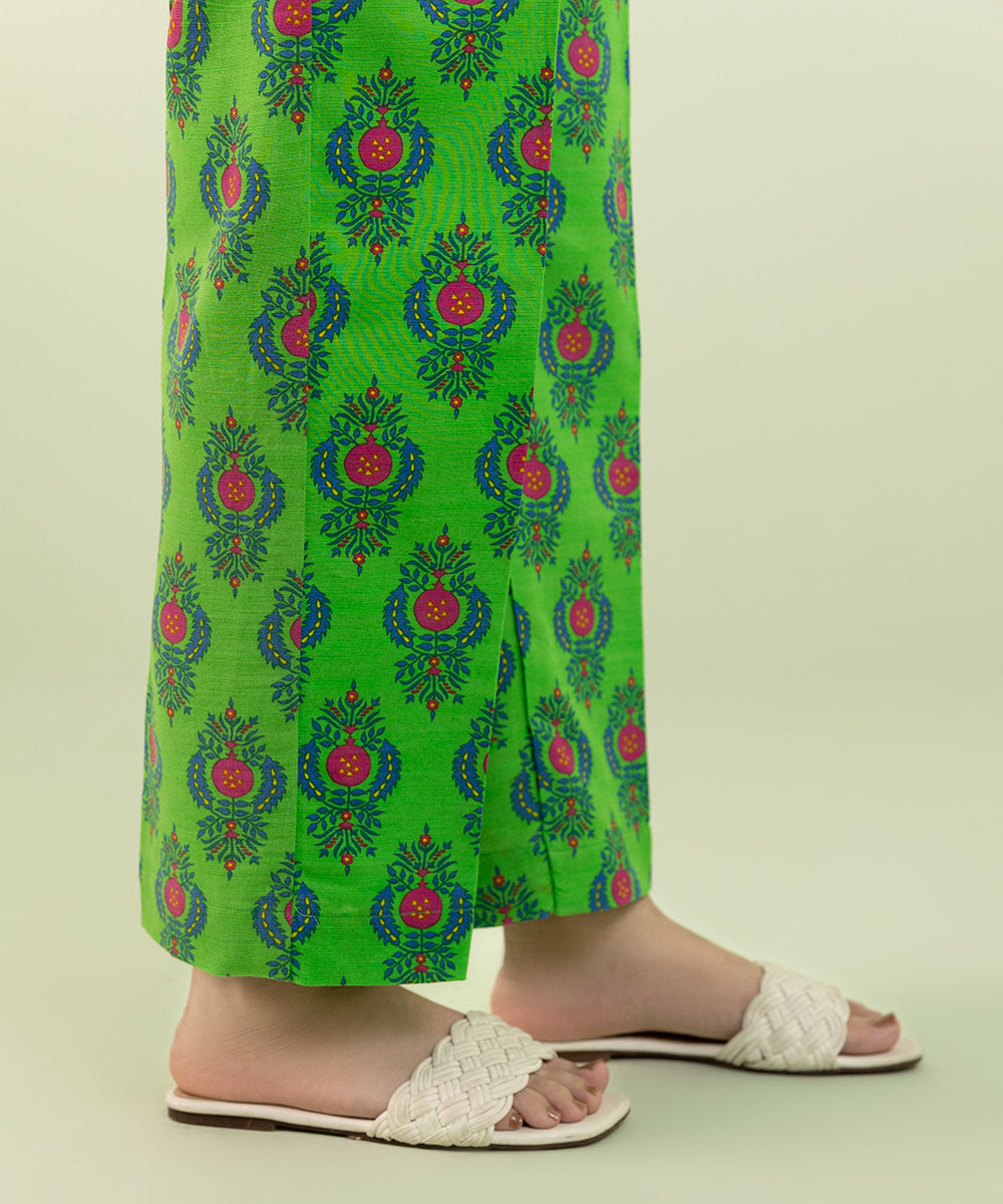 Sapphire - Printed Khaddar Straight Pants