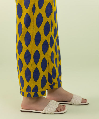 Sapphire - Printed Khaddar Straight Pants