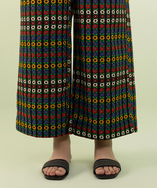 Sapphire - Printed Khaddar Culottes