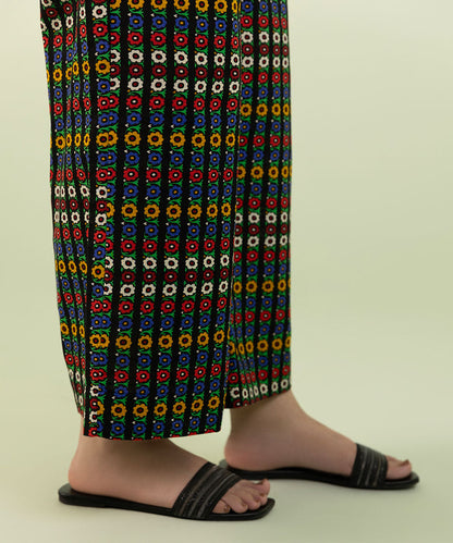 Sapphire - Printed Khaddar Culottes