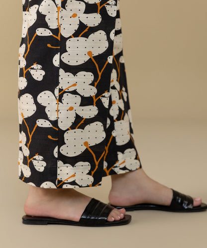 Sapphire - Printed Khaddar Straight Pants