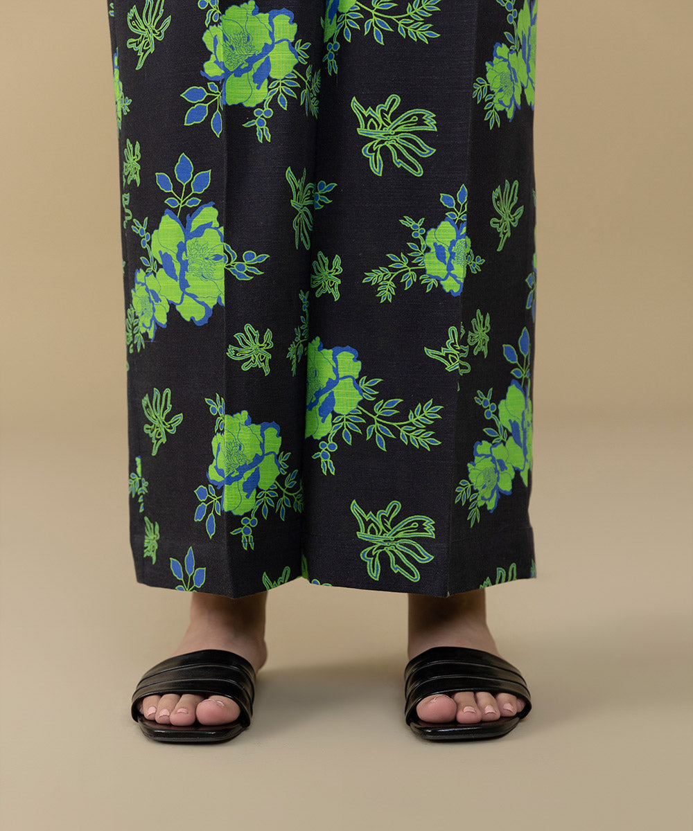 Sapphire - Embroidered Khaddar Culottes