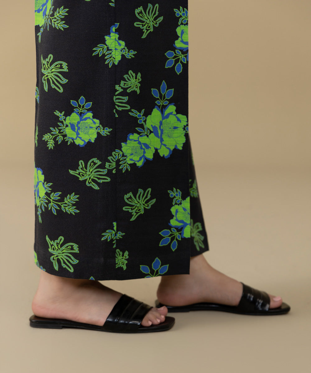 Sapphire - Embroidered Khaddar Culottes