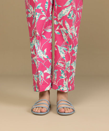 Sapphire - Printed Khaddar Straight Pants