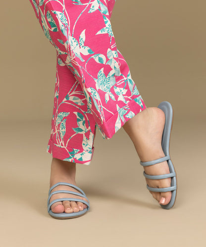 Sapphire - Printed Khaddar Straight Pants