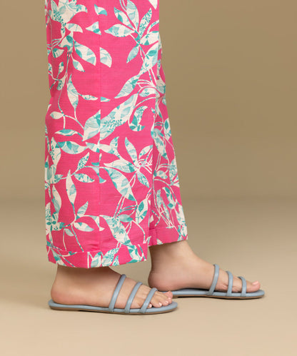 Sapphire - Printed Khaddar Straight Pants