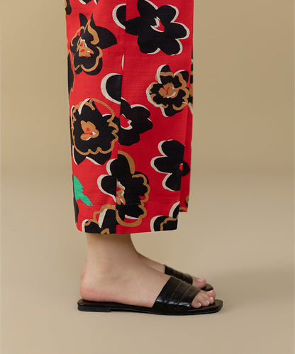 Sapphire - Printed Khaddar Straight Pants