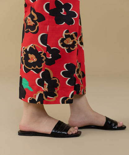 Sapphire - Printed Khaddar Straight Pants
