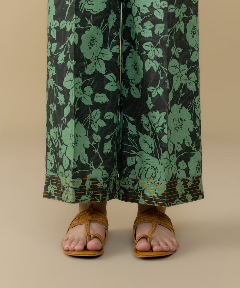 Sapphire - Printed Khaddar Culottes