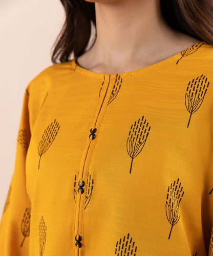 Sapphire - Block Printed Khaddar Shirt