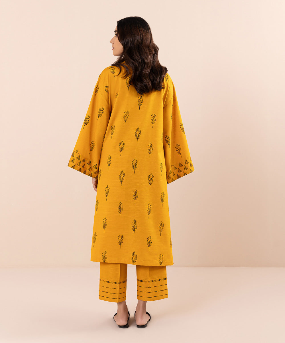 Sapphire - Block Printed Khaddar Shirt