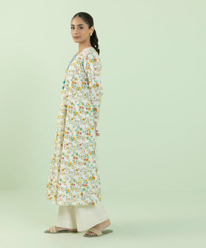 Sapphire - Block Printed Khaddar Shirt