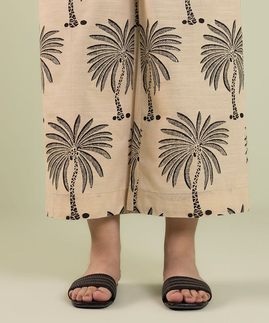 Sapphire - Block Printed Khaddar Culottes