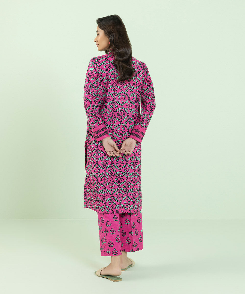 Sapphire - Printed Khaddar Shirt