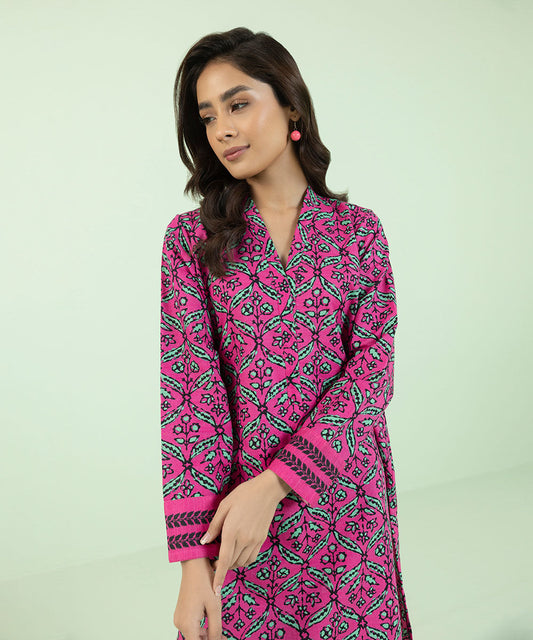 Sapphire - Printed Khaddar Shirt