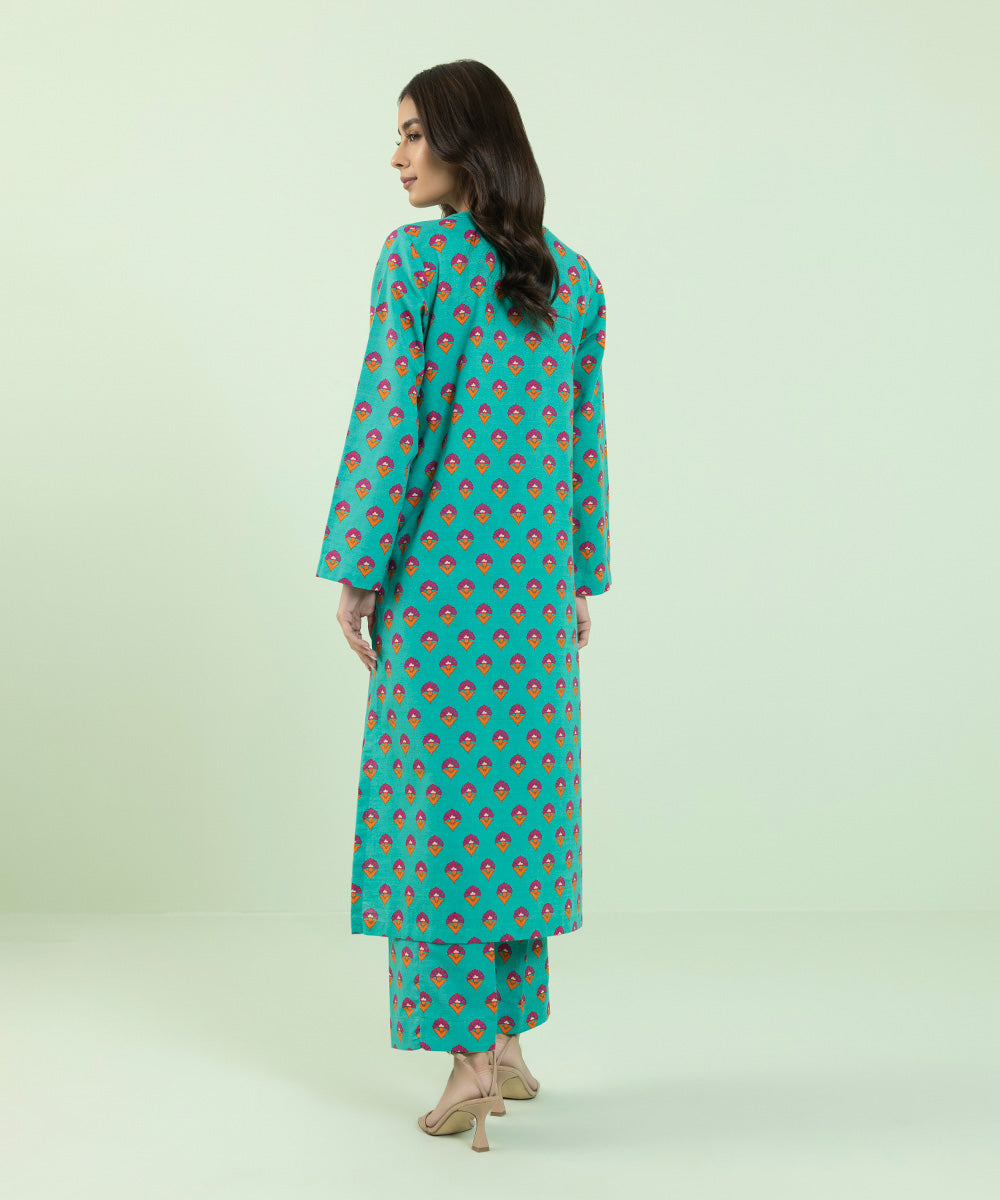 Sapphire - Printed Khaddar Shirt