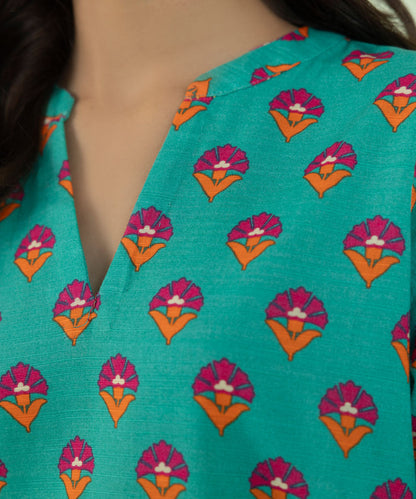 Sapphire - Printed Khaddar Shirt