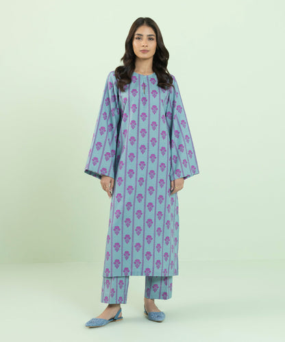 Sapphire - Printed Khaddar Shirt