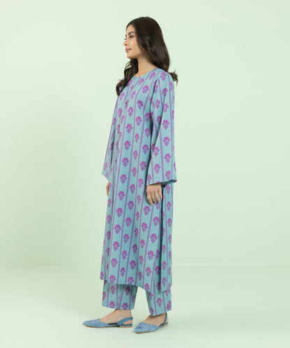 Sapphire - Printed Khaddar Shirt