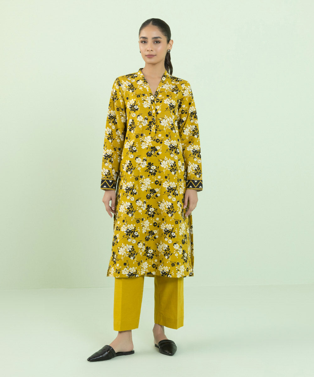 Sapphire - Printed Khaddar Shirt