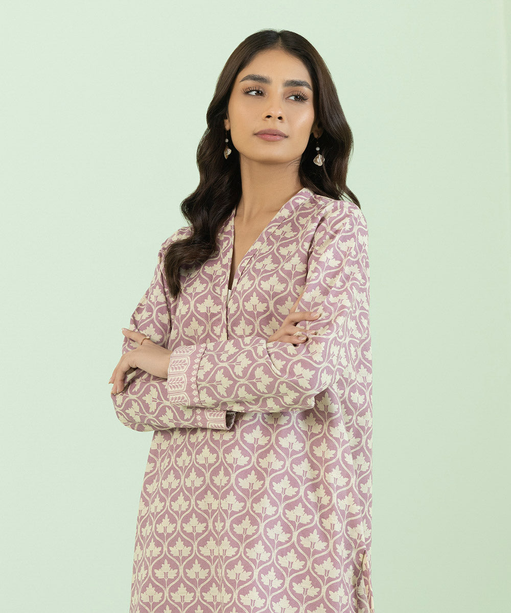 Sapphire - Printed Khaddar Shirt