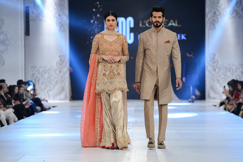 Beige Raw Silk Sherwani