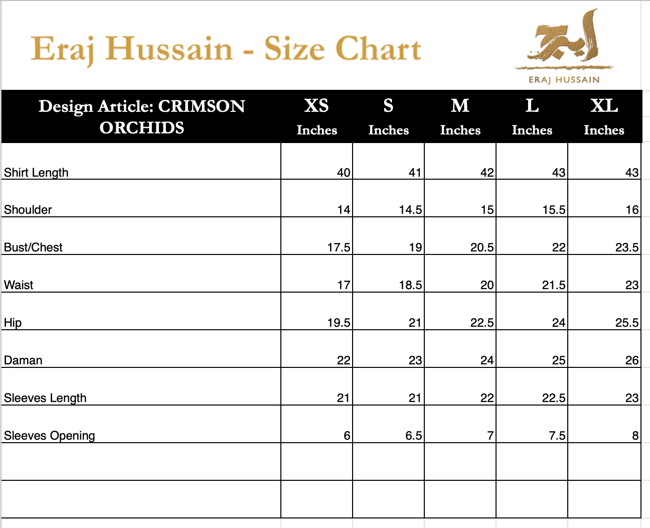 Eraj Hussain - Crimson Orchids - Stitched