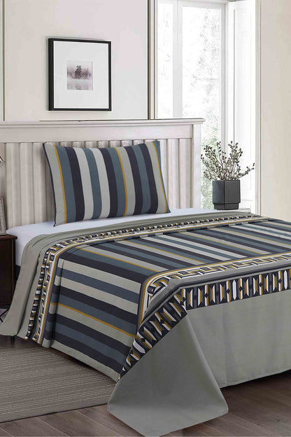 Nishat Linen - Stripe Sheet Set