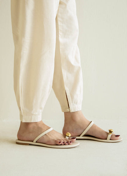 Beige Tapered Pant