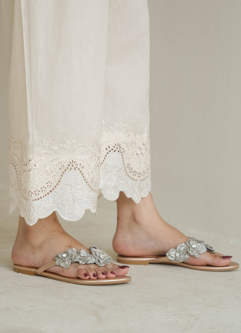 Embroidered Culotte