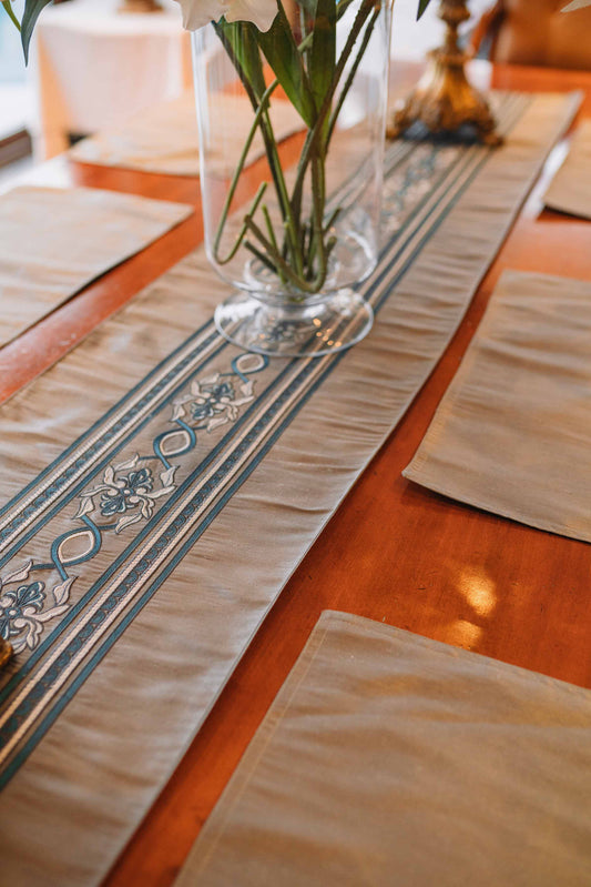 Nishat Linen - Table Runner Set TR22-02 - 7 Piece