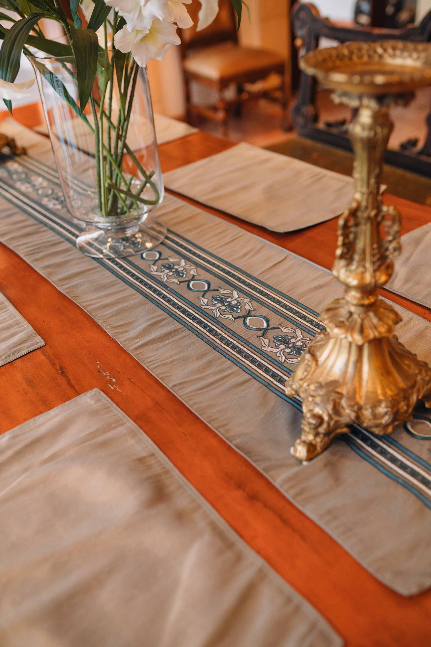 Nishat Linen - Table Runner Set TR22-02 - 7 Piece